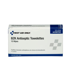 First Aid Only BZK Antiseptic Wipes, 1 Per Box