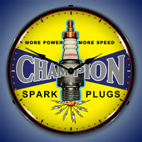 Champion Spark Plugs 14" LED Wall Clock