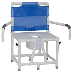 ConvaQuip Model 124-C10-DDA Bariatric Bedside Commode