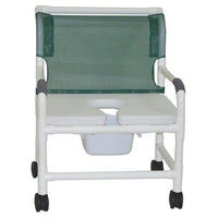 ConvaQuip Bariatric Shower Chair with Pail