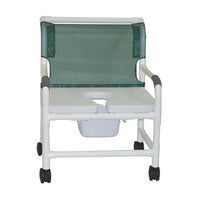 MJM Extra Wide Shower Chair with Full Support Soft Seat