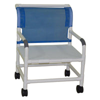 ConvaQuip 126-5-WB-F Bariatric Shower Chair With Flat Seat