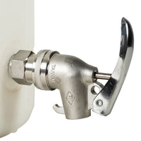 Justrite Safety Can For Liquid Disposal, 5 Gallon, Stainless Steel Faucet, Polyethylene
