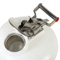 Justrite Safety Can For Liquid Disposal, 5 Gallon, Stainless Steel Faucet, Polyethylene