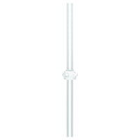 Justrite Carboy Cap, 53mm, Open Top With OD Tubes, 12" Length