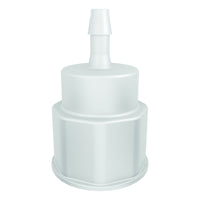 Justrite Spigot Fitting, 1-1/8" Thread with Hose Barb