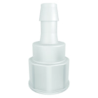 Justrite Spigot Fitting, 1-1/8" Thread with Hose Barb