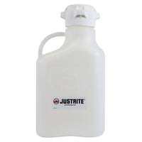 Justrite Carboy, 5 L, High-Density Polyethylene (HDPE), 83 mm Cap
