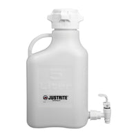 Justrite Carboy, Polypropylene (PP), 83mm Cap, With Spigot