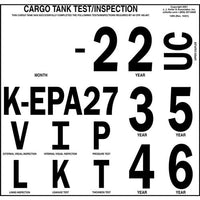 JJ Keller Cargo Tank Inspection Markings (Pack of 10)