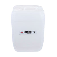 Justrite Carboy, 13.5L, UN/DOT, High Density Polyethylene (HDPE), 70mm Cap
