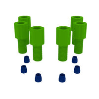 Justrite Fittings for Carboy Adapters, 1/16" OD Fittings, 6 Pack