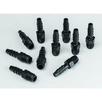 Justrite Fittings, 1/8-In MNPT, 1/4-In HOSE BARB (10 Per Pack)