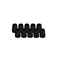 Justrite Fittings, 1/8-In MNPT, Hose Barb Plug, 10 Per Pack