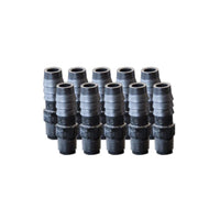 Justrite Fittings, 1/8-In MNPT, 3/8-In Hose Barb (10 Per Pack)