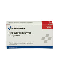 First Aid Only Burn Cream, 12 Per Box