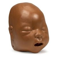 Heartsmart Baby Anne  Manikin Faces, Dark 6 pack - Laerdal