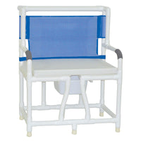ConvaQuip Bariatric Bedside Commode With Cushion Seat