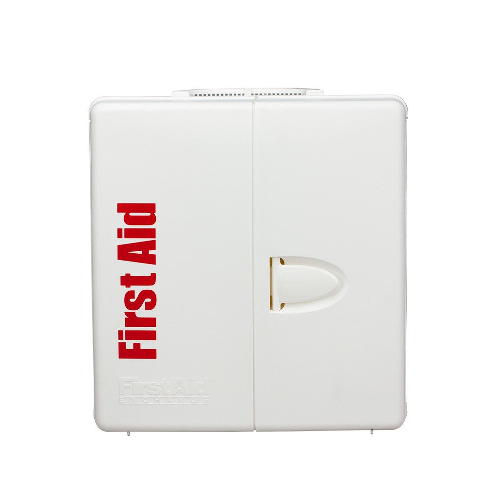 First Aid Only 50 Person Large Plastic SmartCompliance Food Service Industry Cabinet (No Medications)