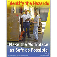 JJ Keller General Safety - Workplace Safety Awareness Poster - "Identify the Hazards"