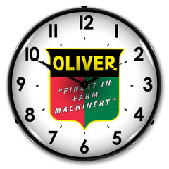 Oliver "Finest in Farm Machinery" 14" LED Wall Clock