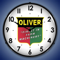 Oliver "Finest in Farm Machinery" 14" LED Wall Clock