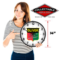Oliver "Finest in Farm Machinery" 14" LED Wall Clock