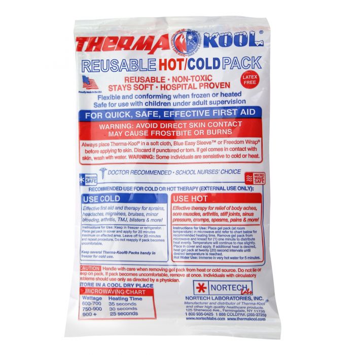 First Aid Only 4" x 6" Reusable Hot and Cold Pack, 12 Per Pack