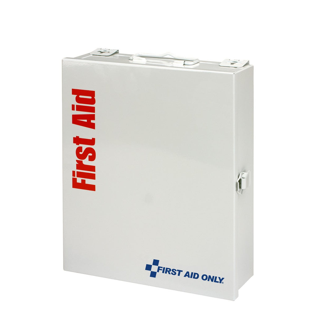 First Aid Only SmartCompliance Medium Metal Food Service First Aid Cabinet (ANSI A)