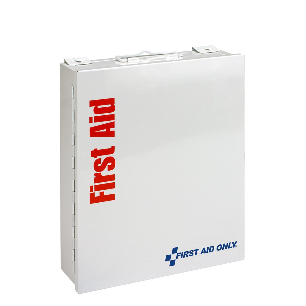 First Aid Only SmartCompliance Medium Metal Food Service First Aid Cabinet (ANSI A)