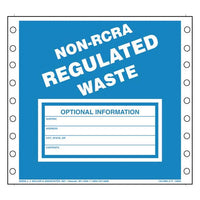 JJ Keller Non-RCRA Regulated Waste Labels (Pack of 500)