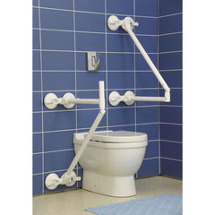 Mobeli QuattroPower Support Angle Adjustable Grab Bar System with Extra Grip