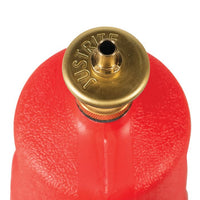 Juistrite 1 Quart Plastic Dispensing Can, Brass Dispenser Valves