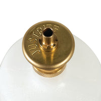 Juistrite 1 Quart Plastic Dispensing Can, Brass Dispenser Valves