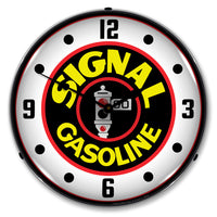 Signal Gasoline 14" LED Wall Clock