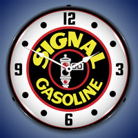 Signal Gasoline 14" LED Wall Clock