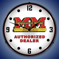 Minneapolis Moline Authorized Dealer 14" LED Wall Clock