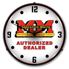 Minneapolis Moline Authorized Dealer 14" LED Wall Clock