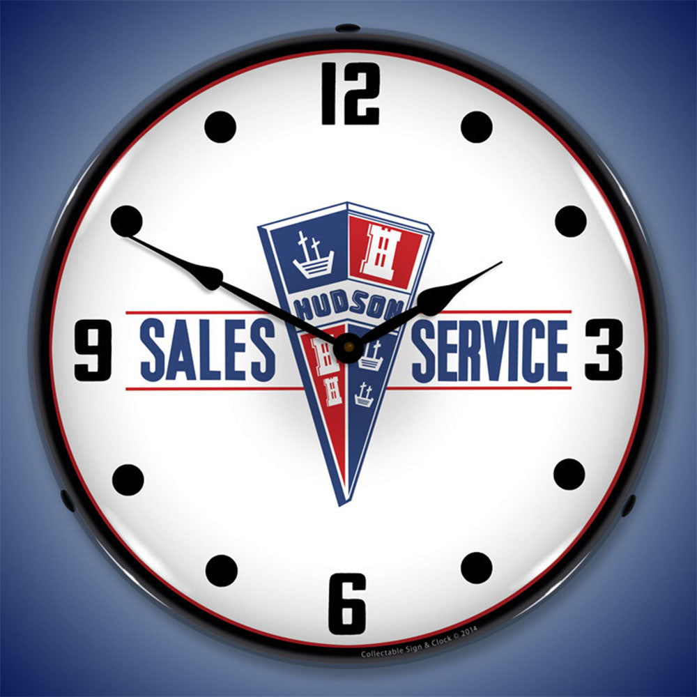 Hudson Sales and Service 14" LED Wall Clock