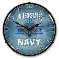 United States Navy 14" LED Wall Clock