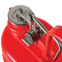 Justrite Gallon Plastic Safety Can For Flammables, Oval, Stainless Steel Hardware, Flame Arrester