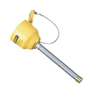 Justrite 1" OD, Funnel With Galvanized Hose For Nonmetallic Type I Safety Cans, Bolt-On