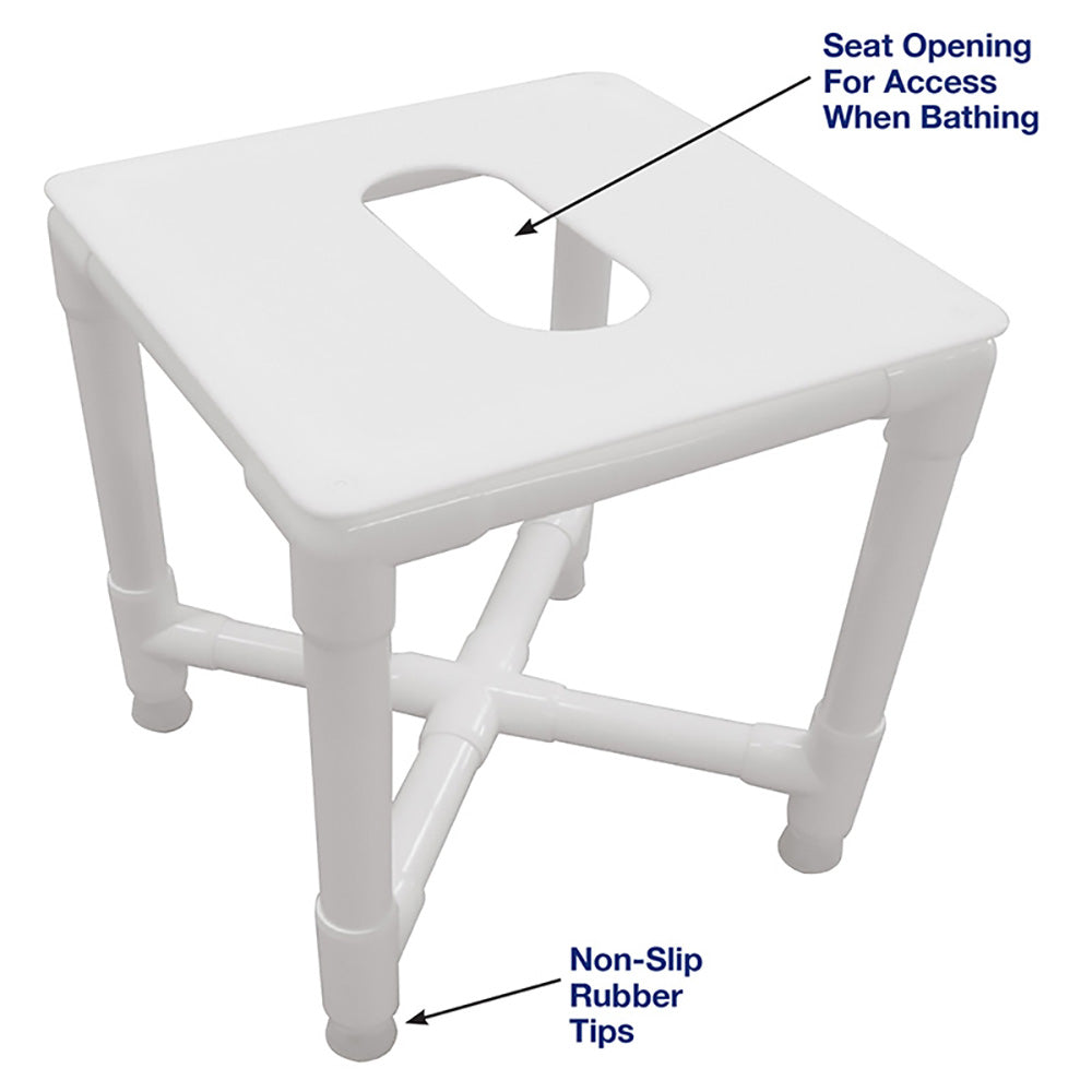 MJM Bath Bench with Full Support Seat