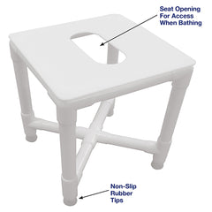 MJM Bath Bench with Full Support Seat