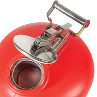 Justrite 2-Gallon, Polyethylene Safety Can For Liquid Disposal