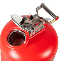 Justrite 5-Gallon, Polyethylene Safety Can For Liquid Disposal