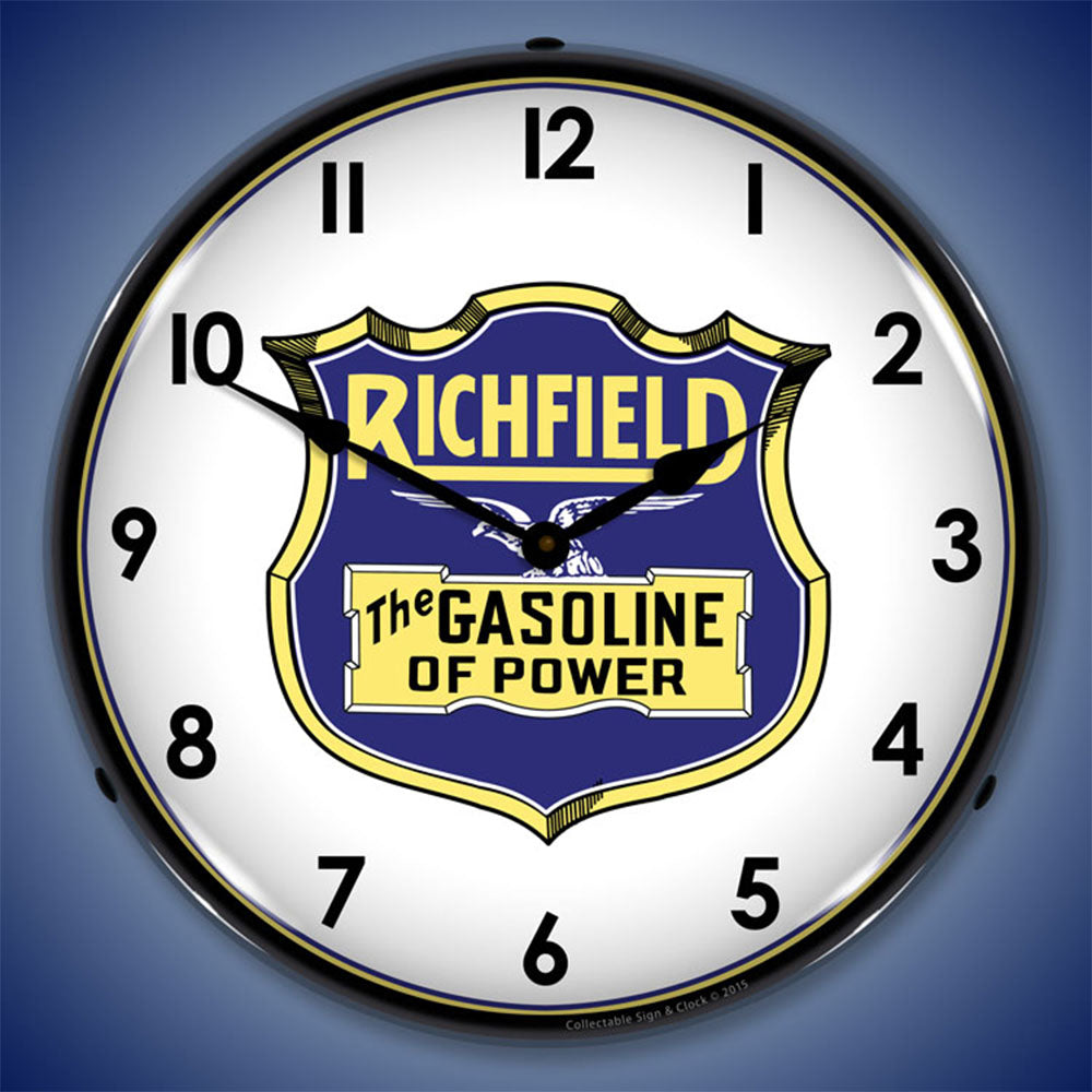 Richfield The Gasoline of Power 14" LED Wall Clock