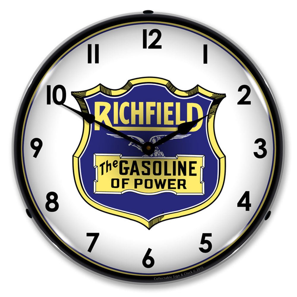 Richfield The Gasoline of Power 14" LED Wall Clock