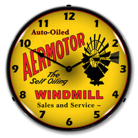 Aermotor Windmill 14" LED Wall Clock