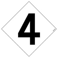 JJ Keller HazCom Numbers Package - NFPA® Digit #4